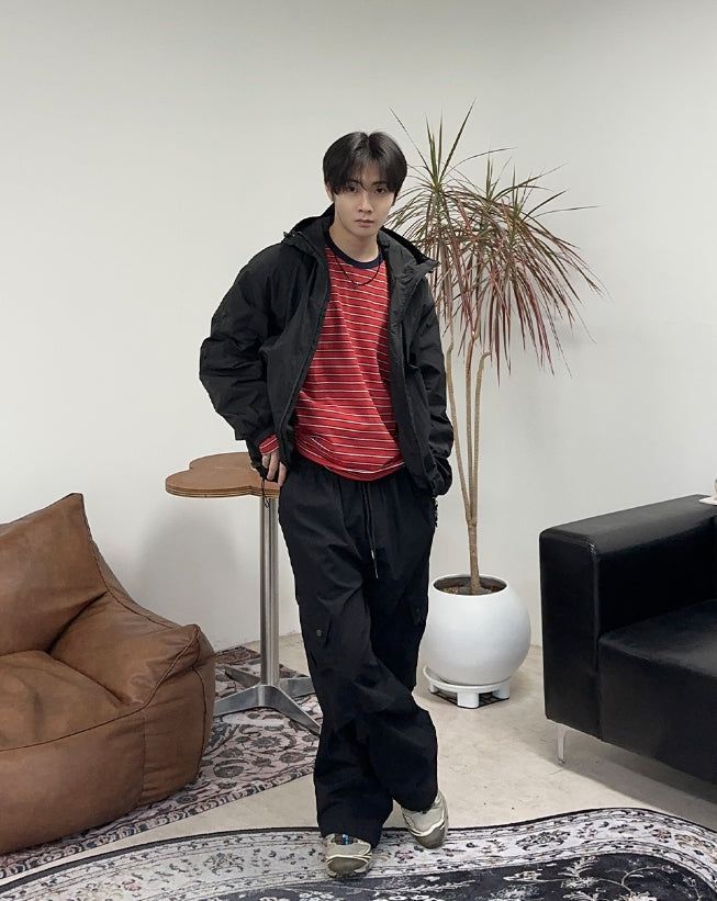 Kaneb Diagonal Cargo Banding Pants