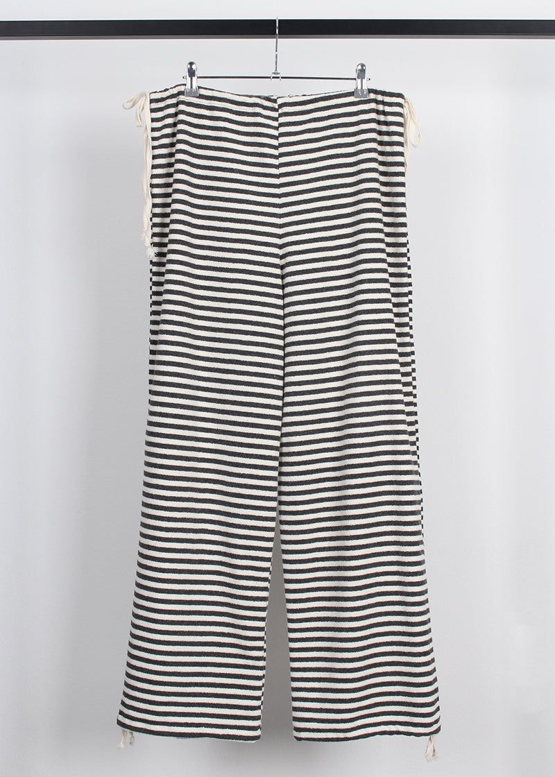 TERRY STRIPE PANTS