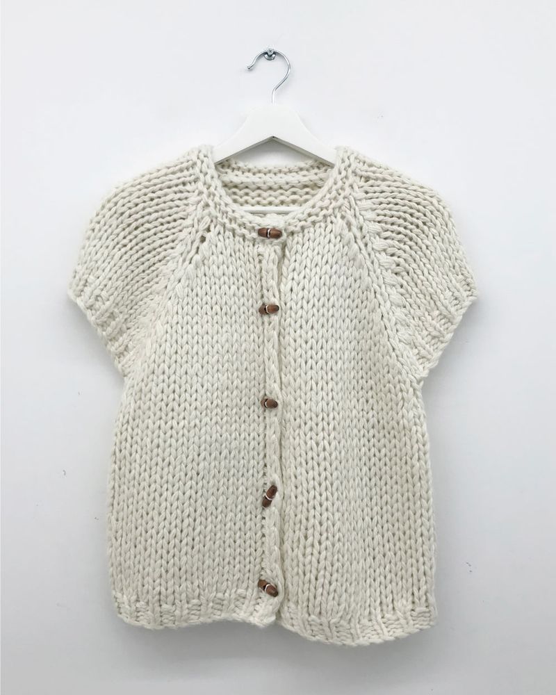 Grandma Hand-Knit Bolero (2color)