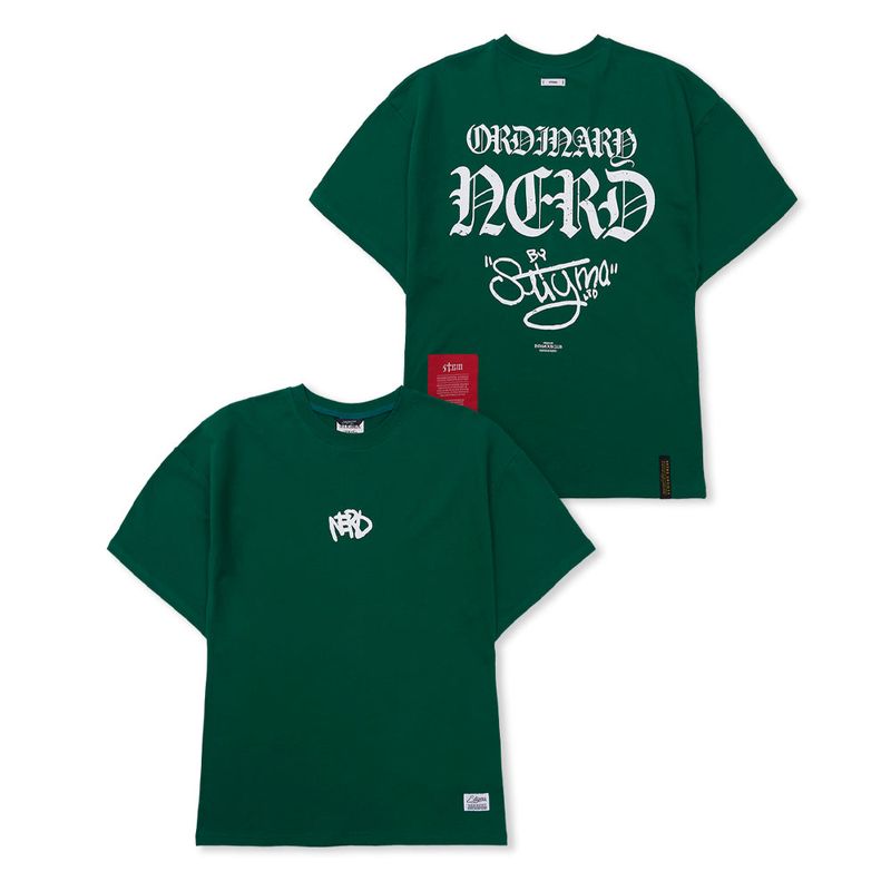 STIGMA(スティグマ)の「Nerd Semi-oversized T-shirts Green / White(Tops)」