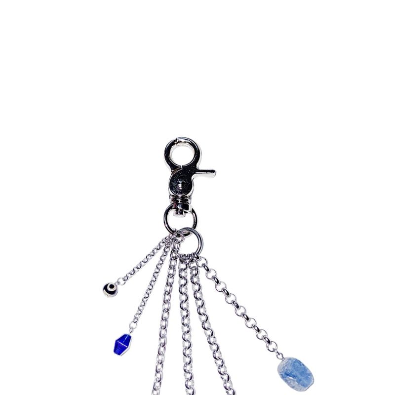 gemstone chain keyring 003