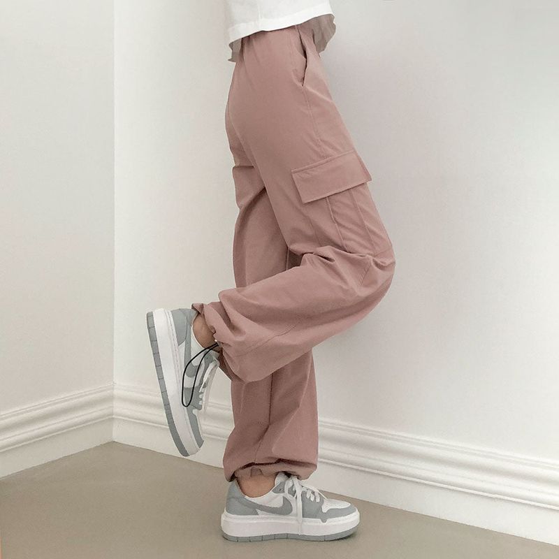 [Bellide made/short, long] Urban two-way string cargo pants