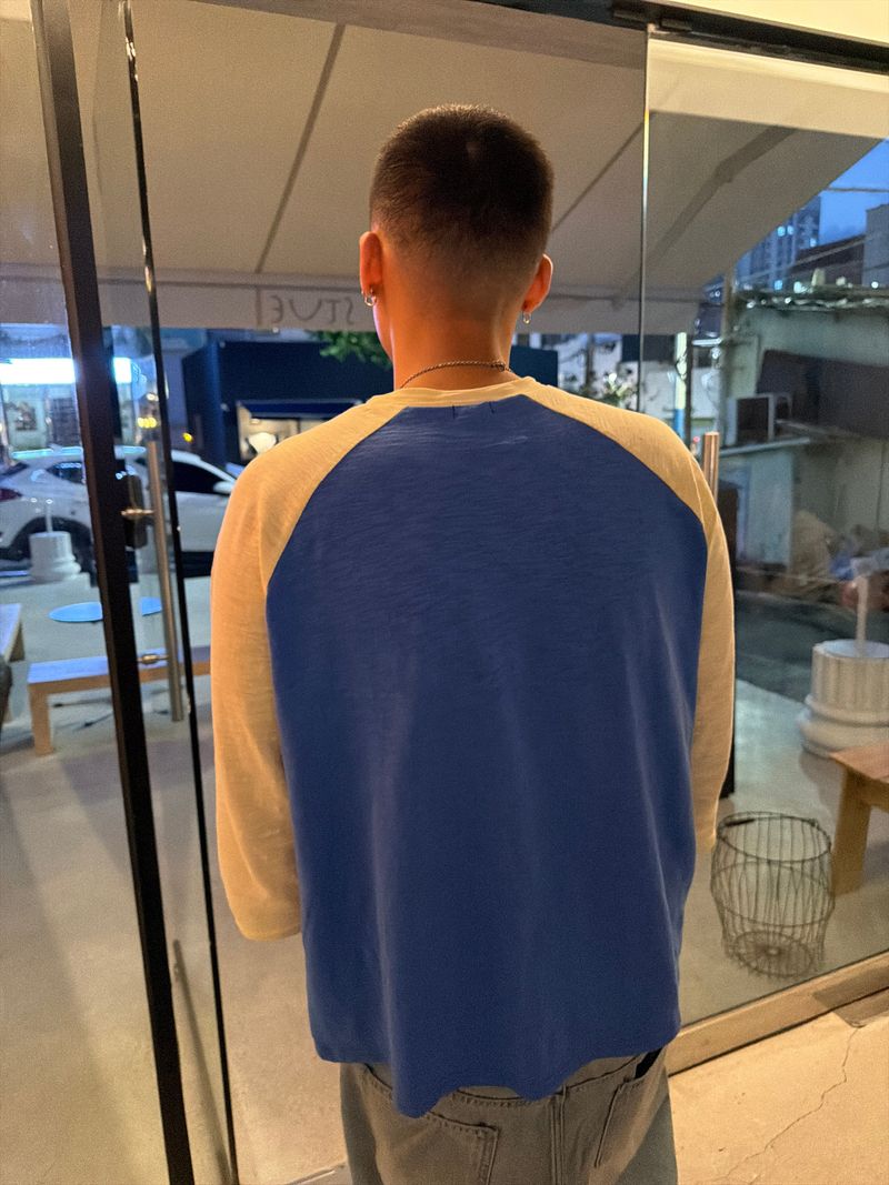 SLUB RAGLAN MIDI SLEEVE TEE