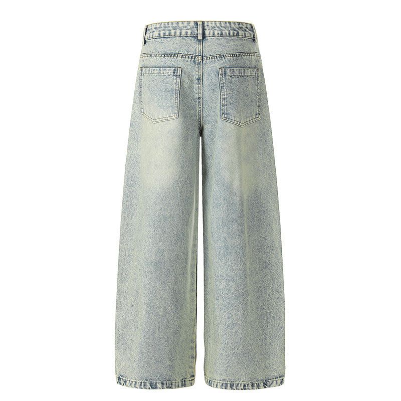 Aven Script Wide Denim