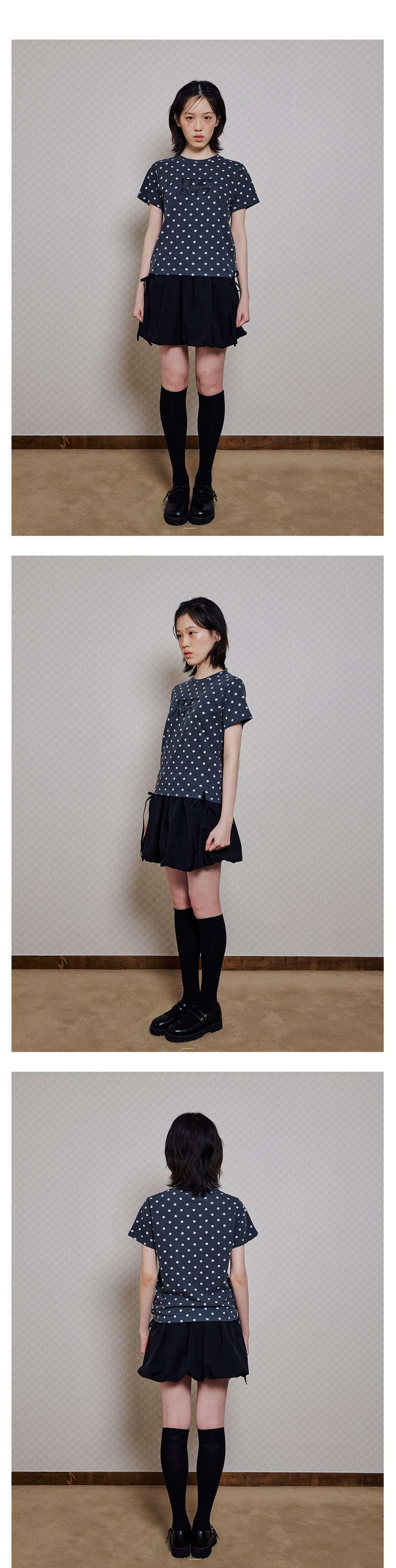 ドットドット ロゴ Tシャツ