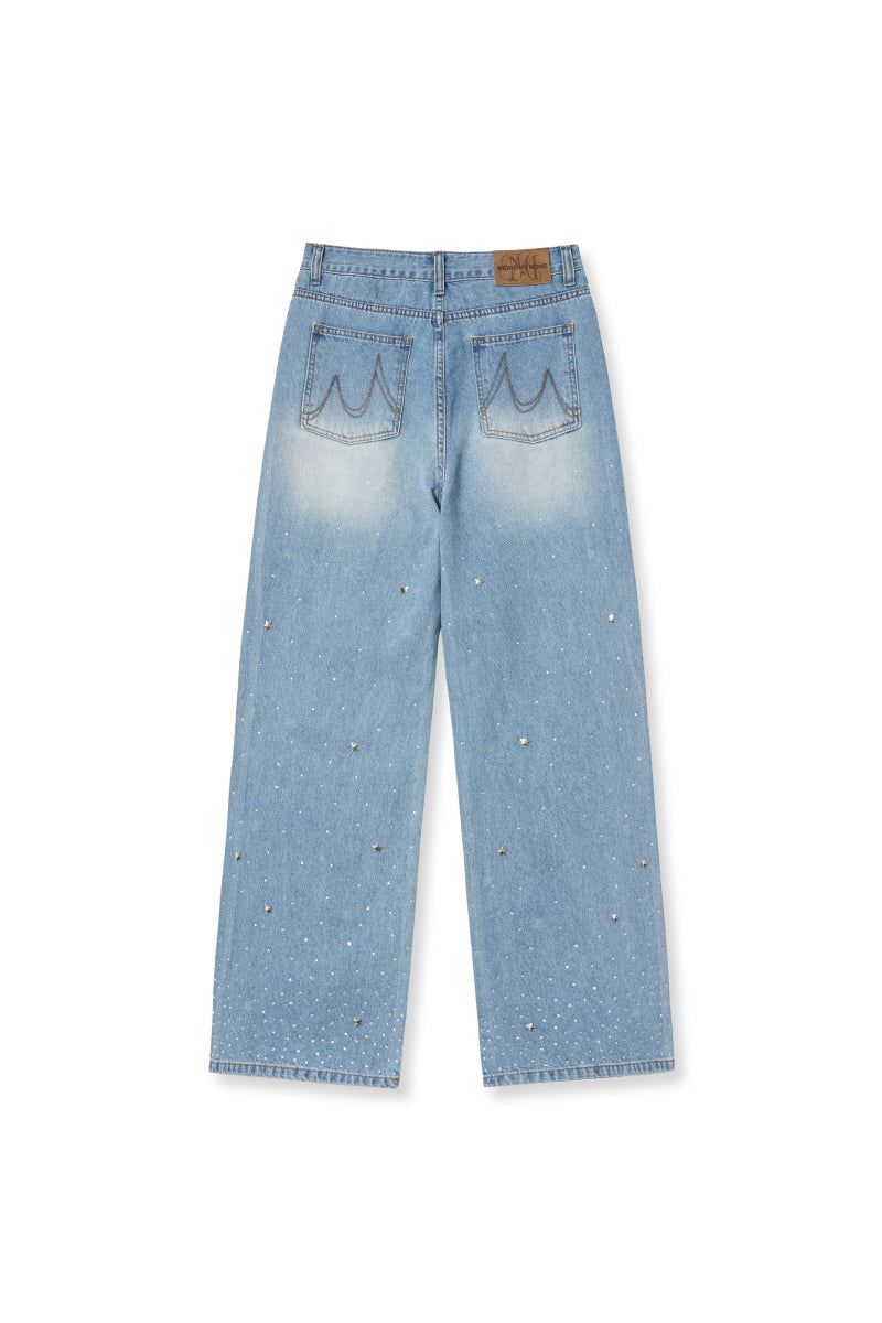 ss cubic pants (blue)