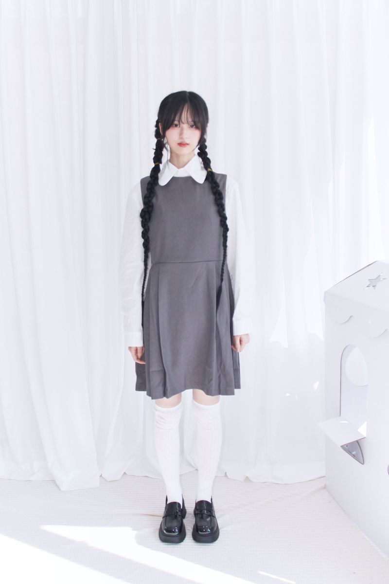 Layered Pleated Dress