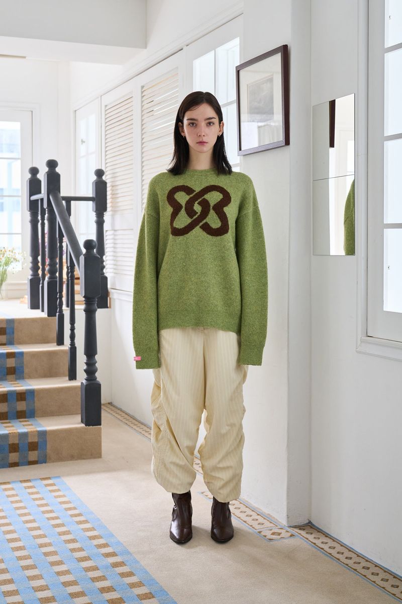 MP SYMBOL KNIT GREEN