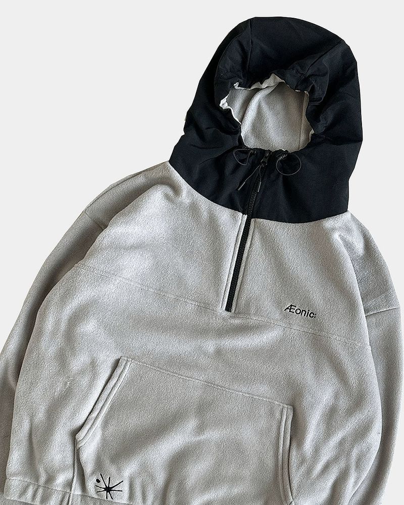 SERNIC Hooded Fleece Warmer Anorak