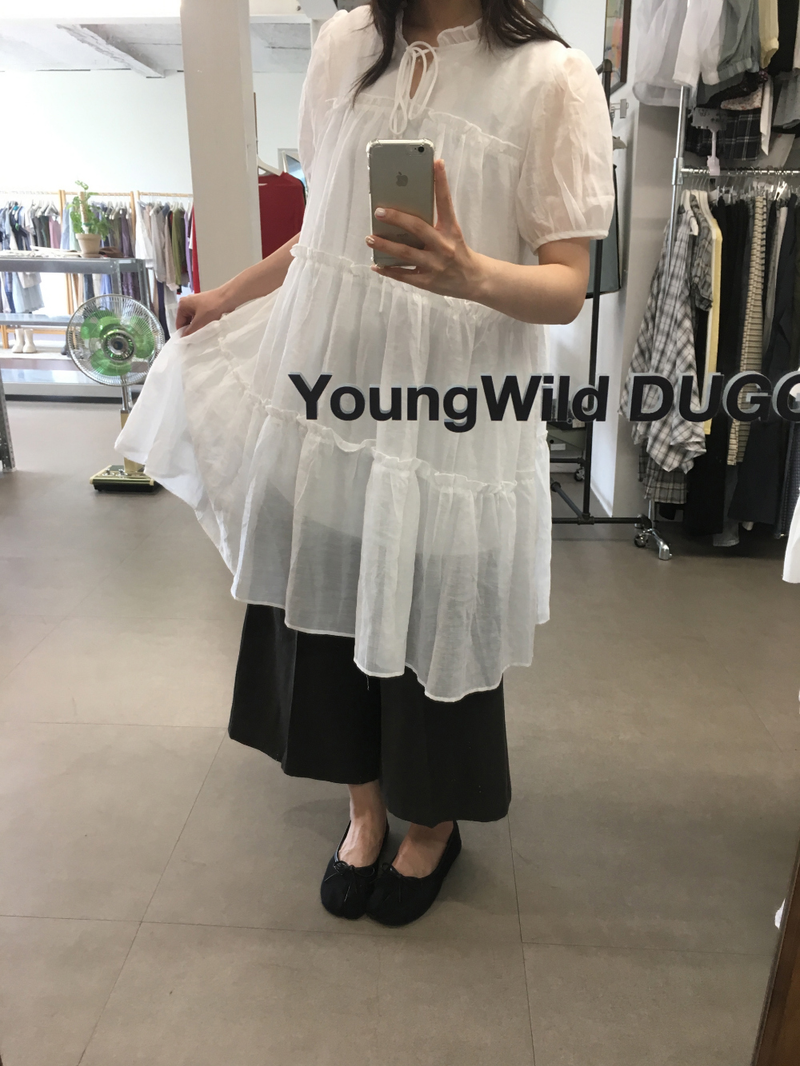 Nova Tiered Frill Dress (2color)