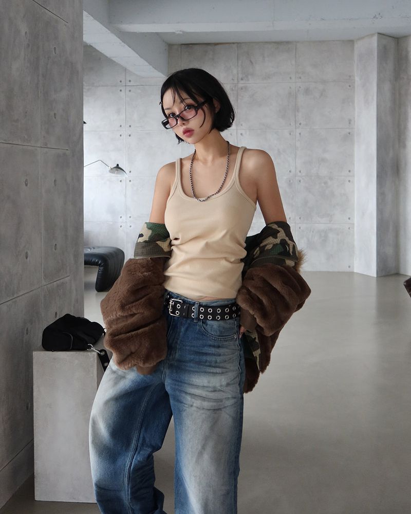 FW Basic Ribbed Sleeveless