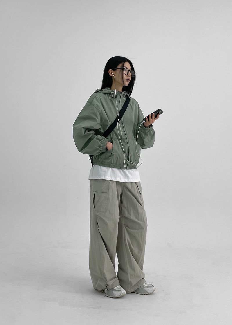 [MADE] Kuni Nylon Windbreaker Jumper