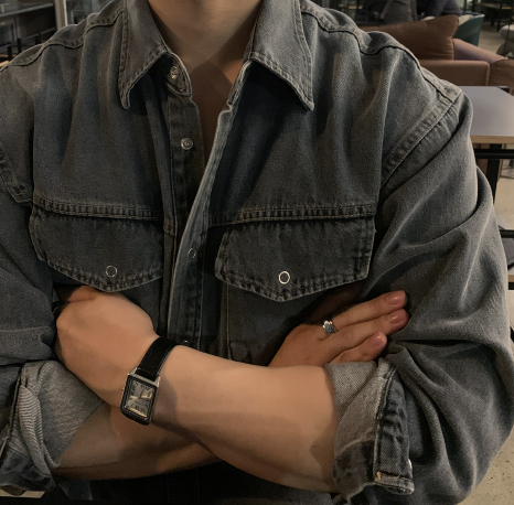 Meyer Western Washed Overfit Denim Shirt