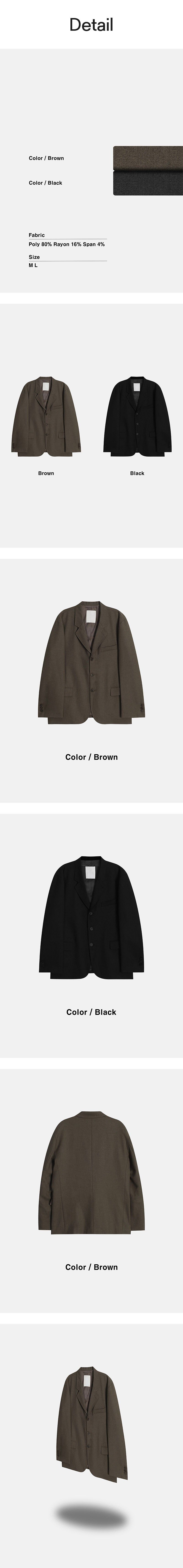 [SET UP가능] Max 3button blazer(2color)