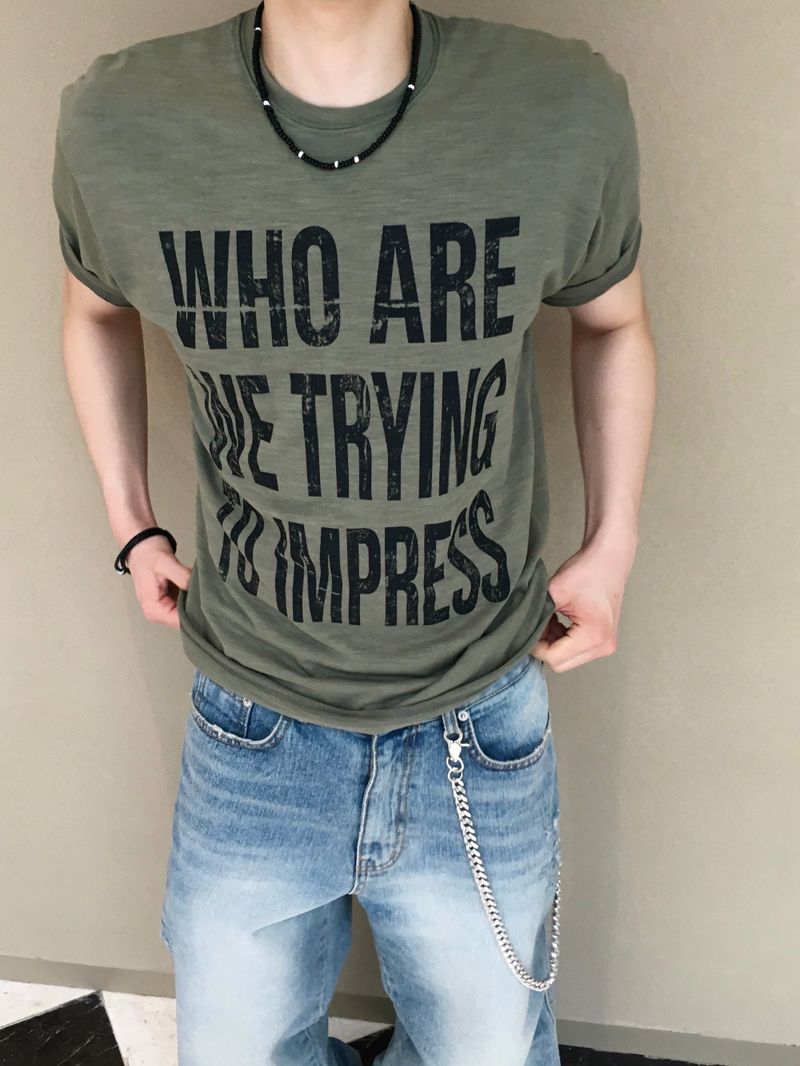 IM Press Slub Short Sleeve T-shirt 4C
