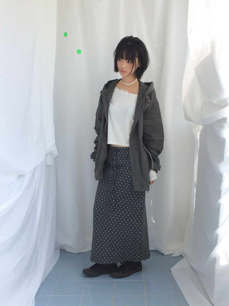 mode dot flow skirt