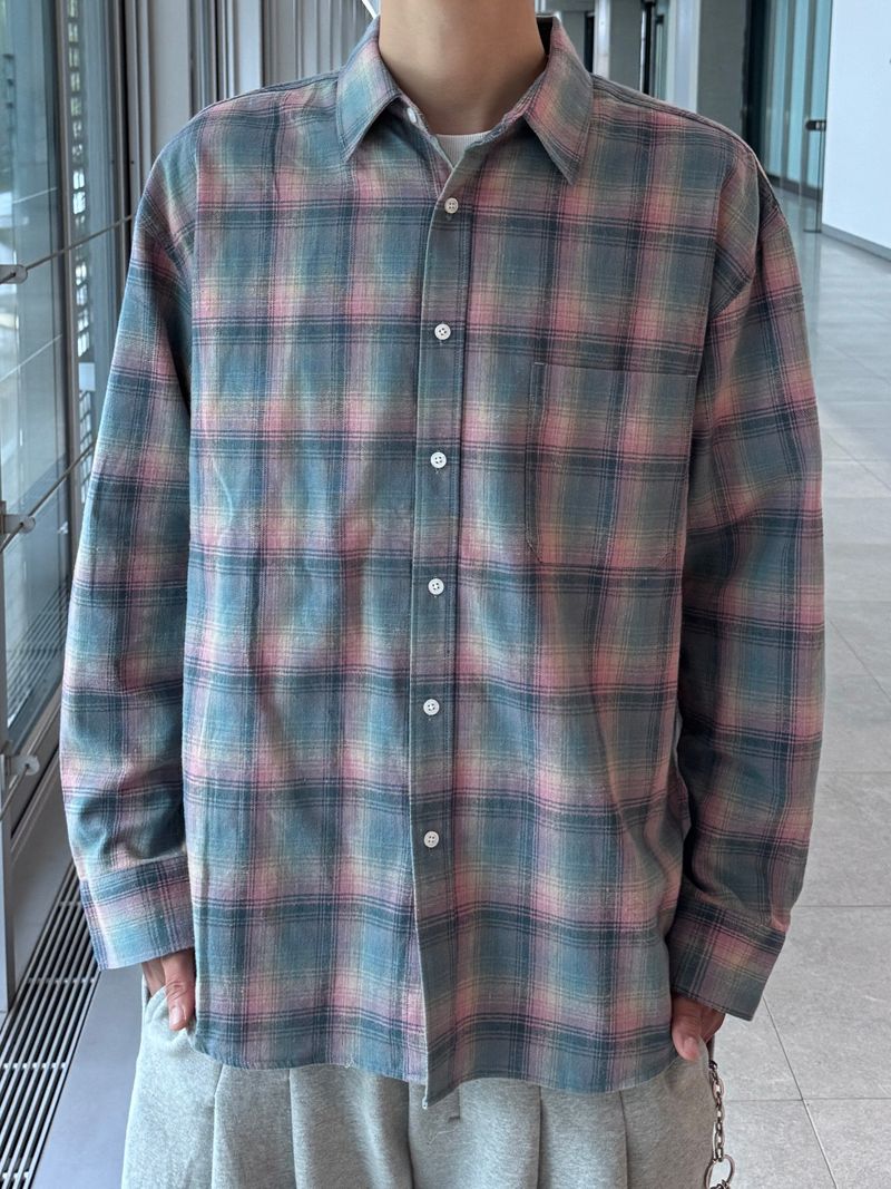 Cotton Candy Check Shirt