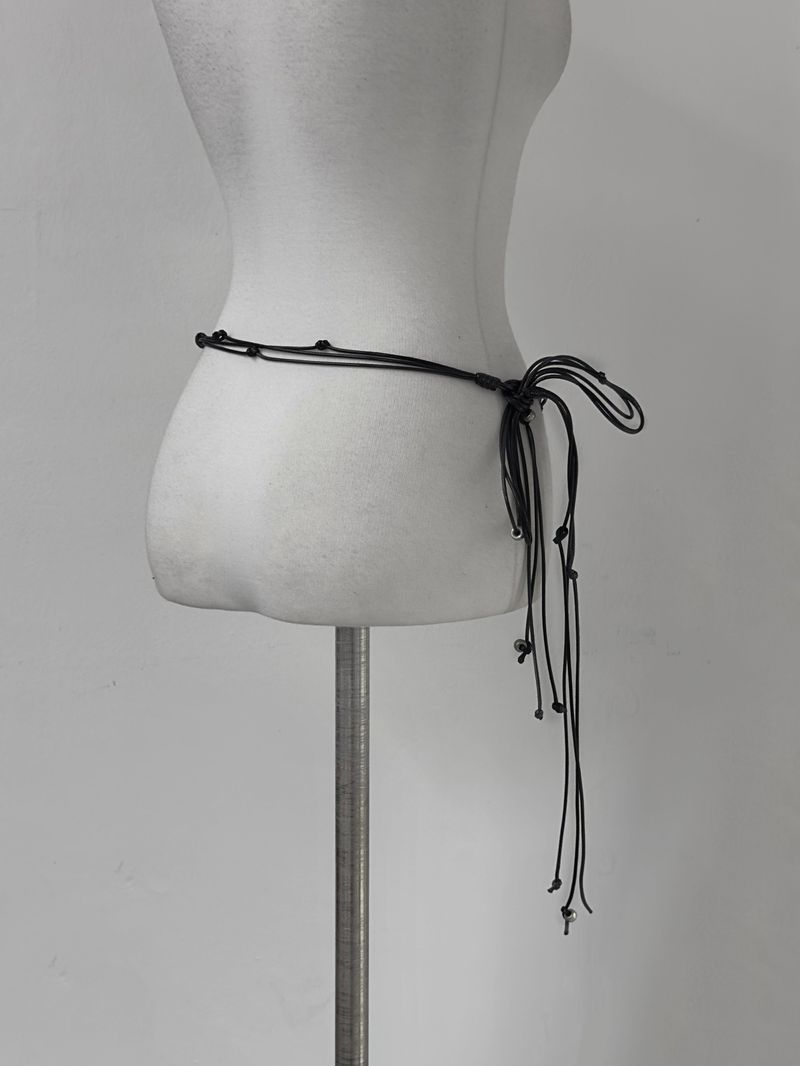 knot tie wrap belt