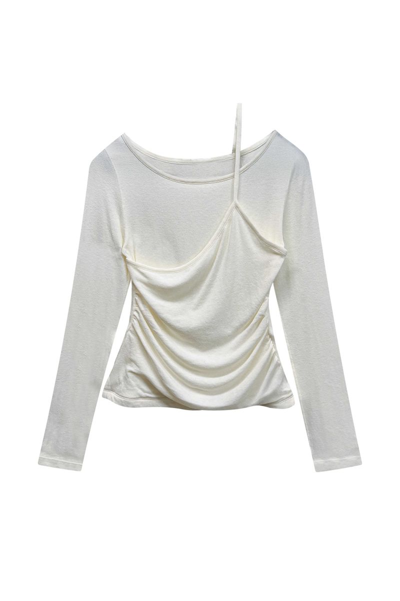 MUREN SHIRRING TOP / IVORY