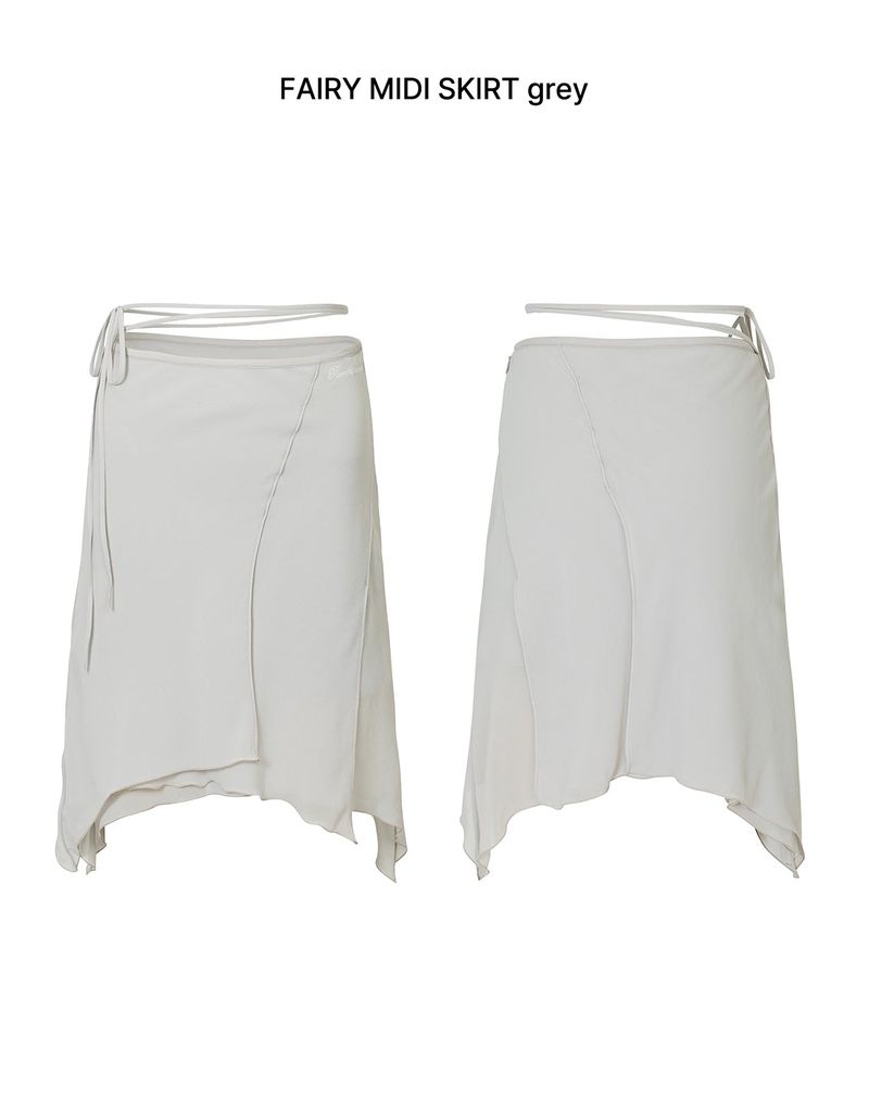 FAIRY MIDI SKIRT grey