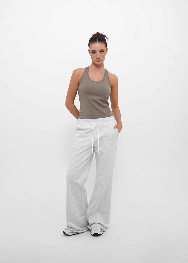 [B-BASIC] Basic Cotton Span Mango Halter Neck Sleeveless (Built-in Cap)
