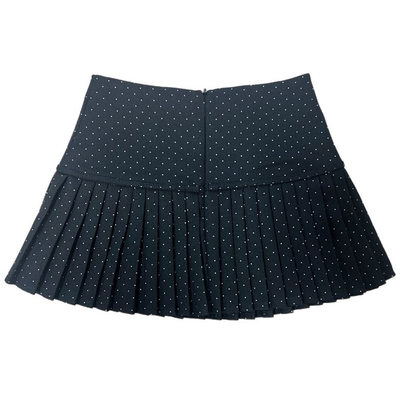 Melody Dot Pleated Mini Skirt (3 colors)
