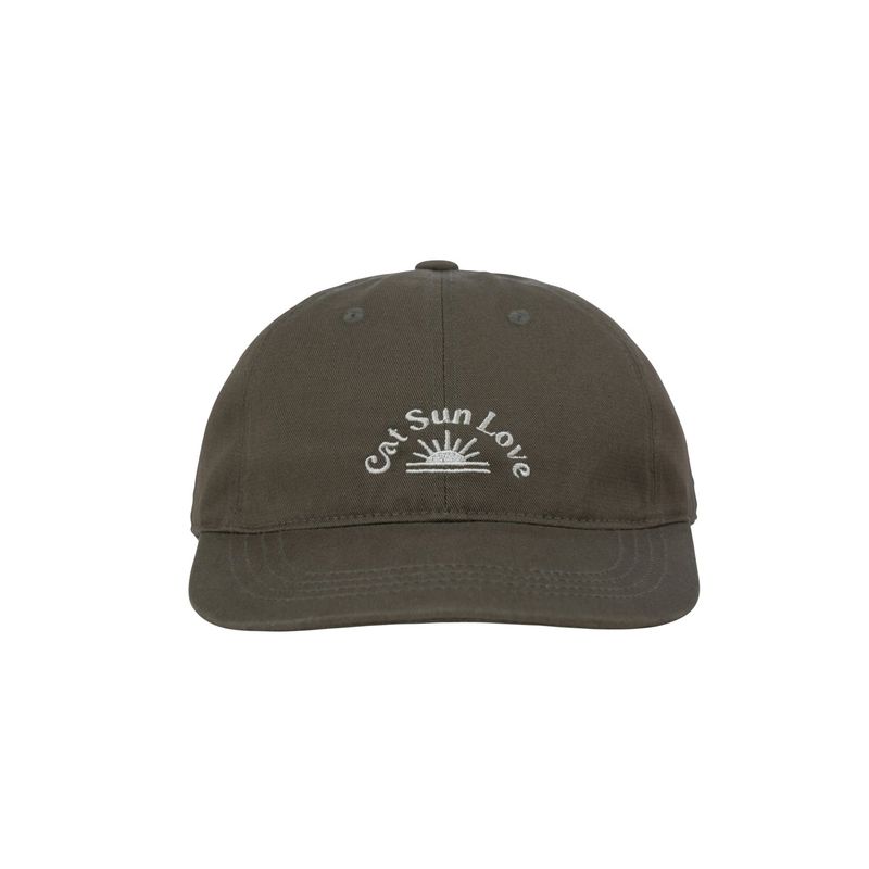 Human & Cat(ヒューマン&キャット)の「CAT SUN LOVE BALL CAP_KHAKI(Hats)」