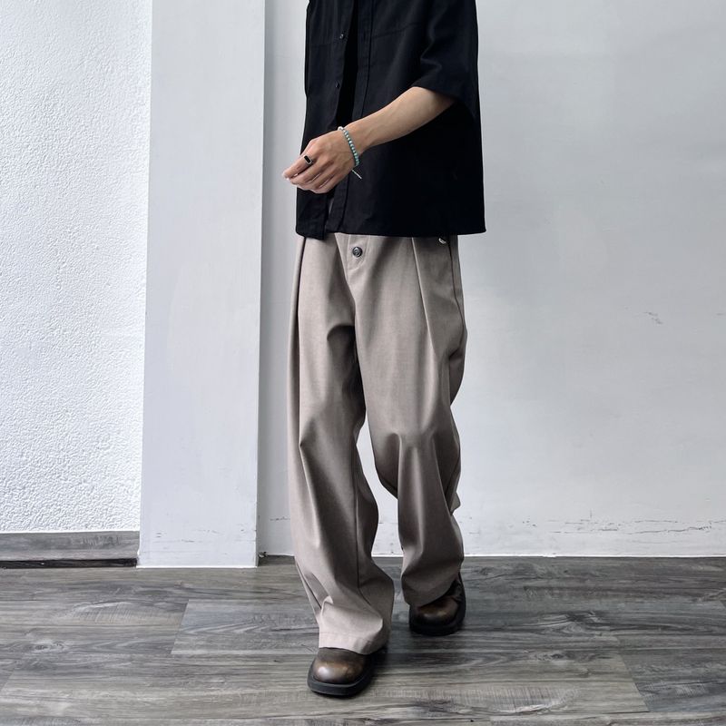 Fog Grey Volume Pants