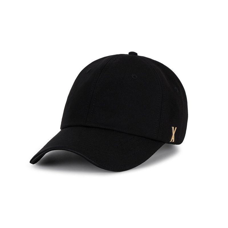 Gold stud over fit ball cap