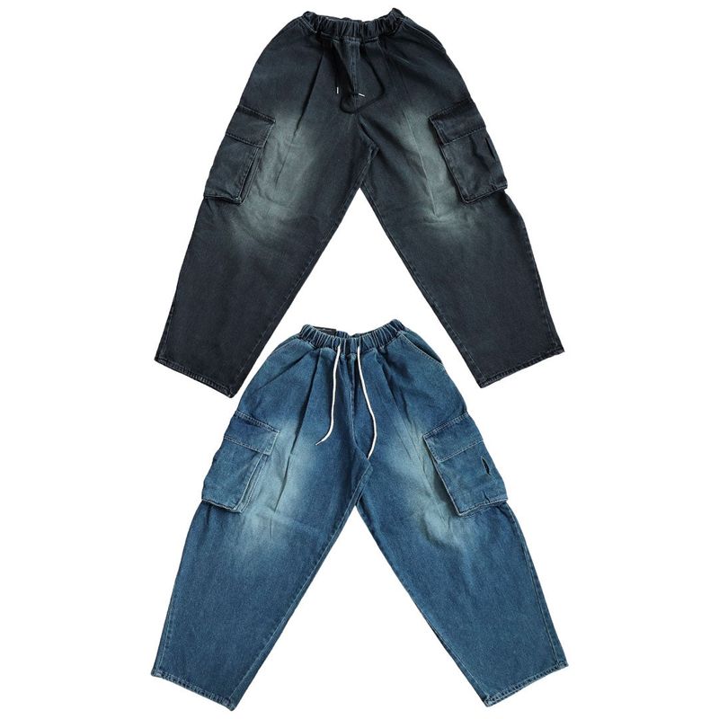 Wide Y2K Cargo Balloon Pants