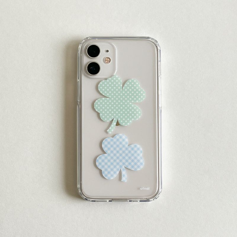 ofmoi（オブモイ）の「clover clear jellhard phone case（Smartphone Accessories）」