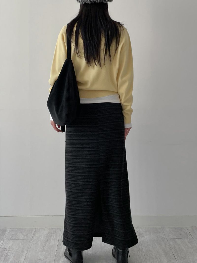 Ad Symbol V-Neck Loose-Fit Knit