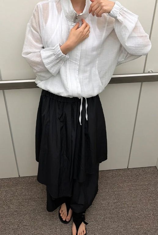 SPLIT LAYERED PANTS