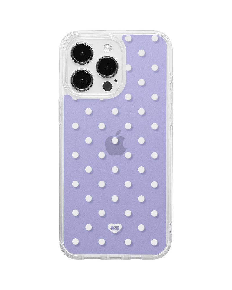 SOLARBEEAM(ソーラービーム)の「DOT JELLY Gel Hard Slim Phone Case - Purple(Smartphone Accessories)」