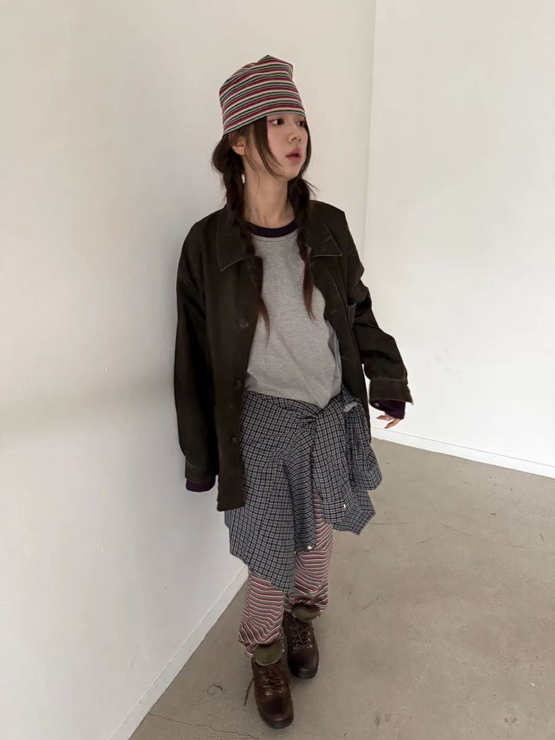  french mood peach jacket 