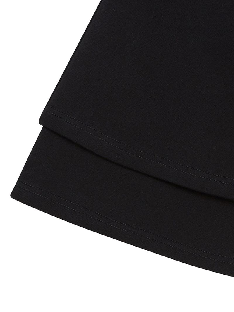 DOUBLE LAYER SKIRT (BLACK)