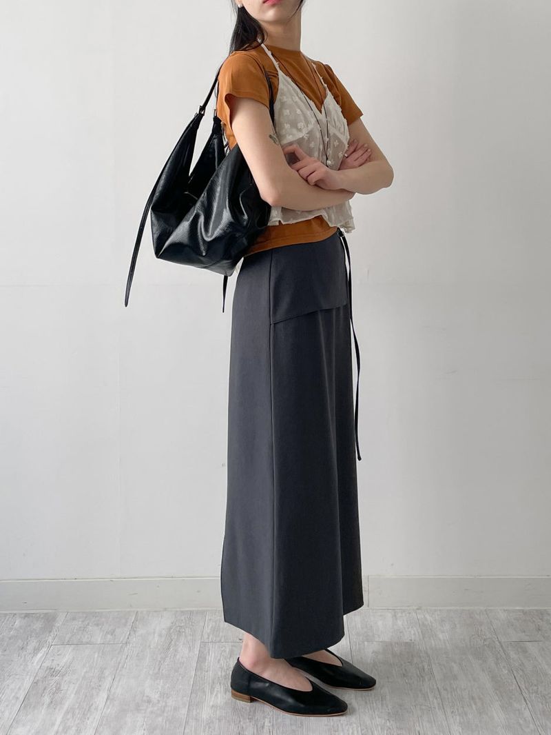 Margie Strap Long Skirt