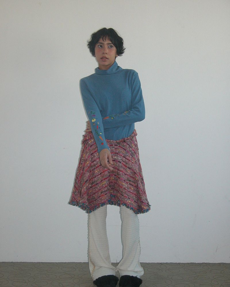 SEASEE(シーシー)の「Market turtle neck, Blue(Tops)」