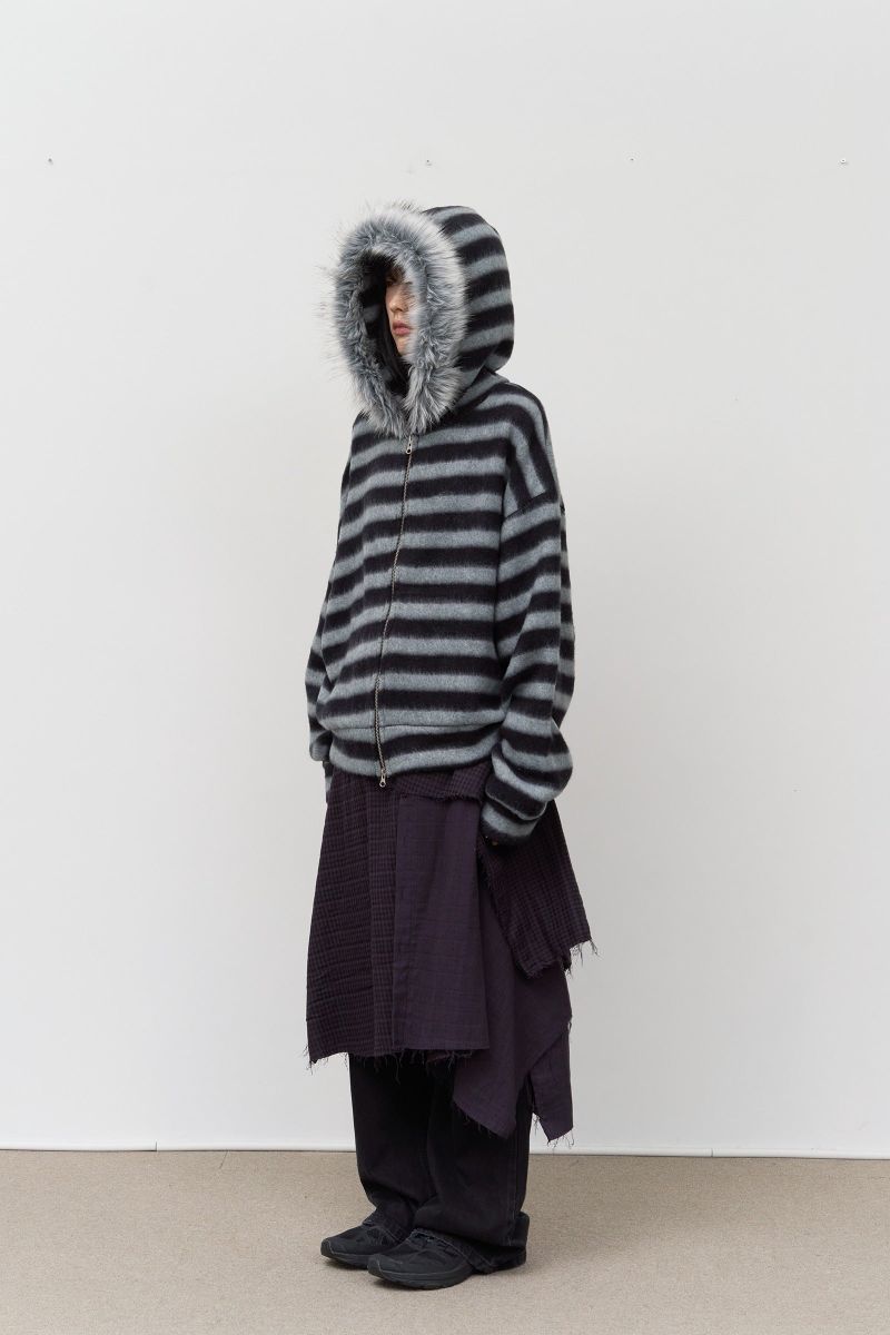 (W) Twin Checked Skirt