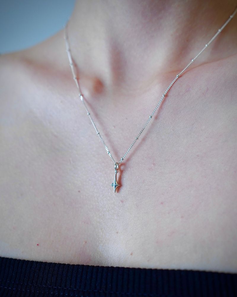 Single star Necklace - Silver