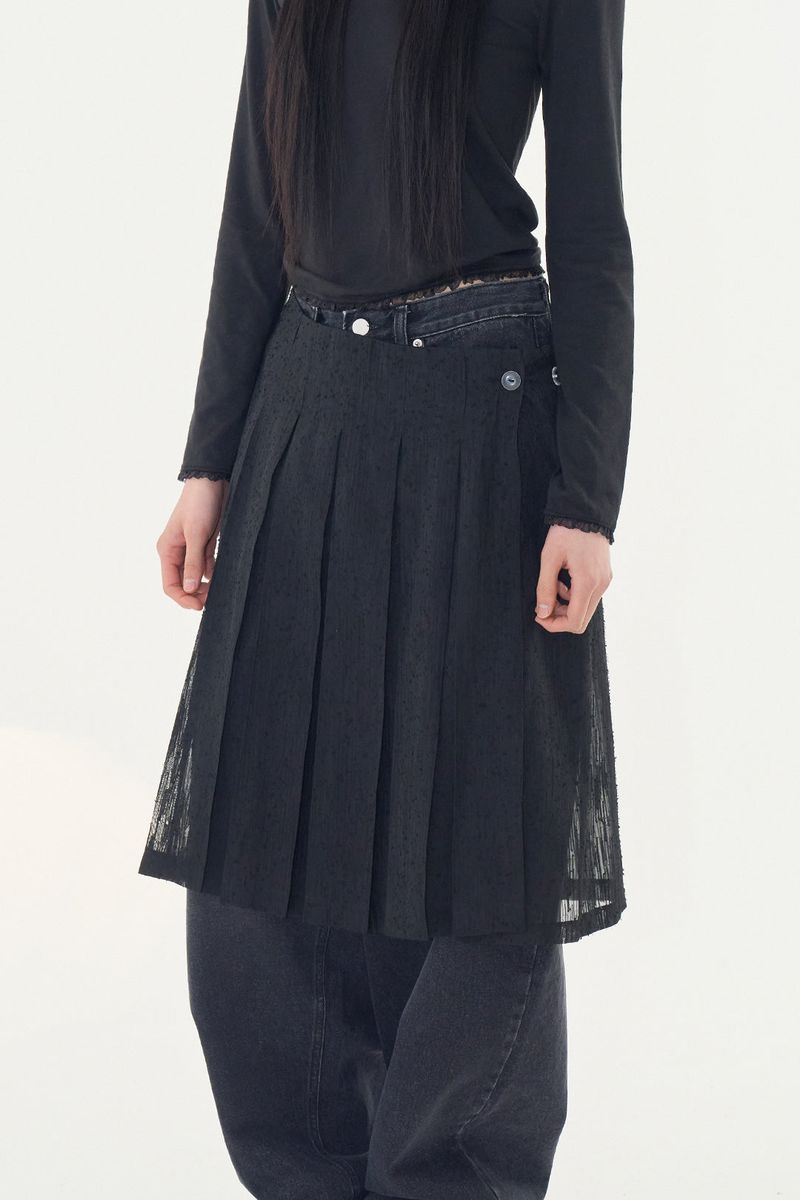 Raucohouse（ラウコハウス）の「Tressa textured wrap skirt（Skirts）」
