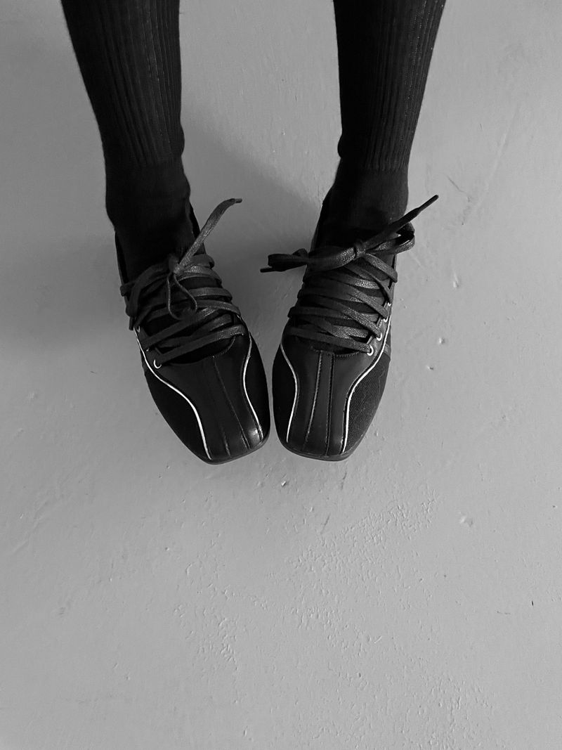 track flat shoes(2 color)
