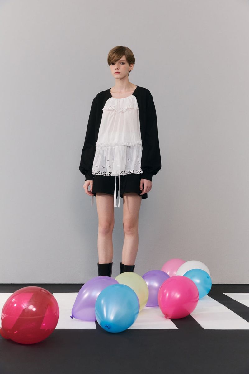 ROMANCHIC(ロマンシック)の「Lace band shorts(Pants)」