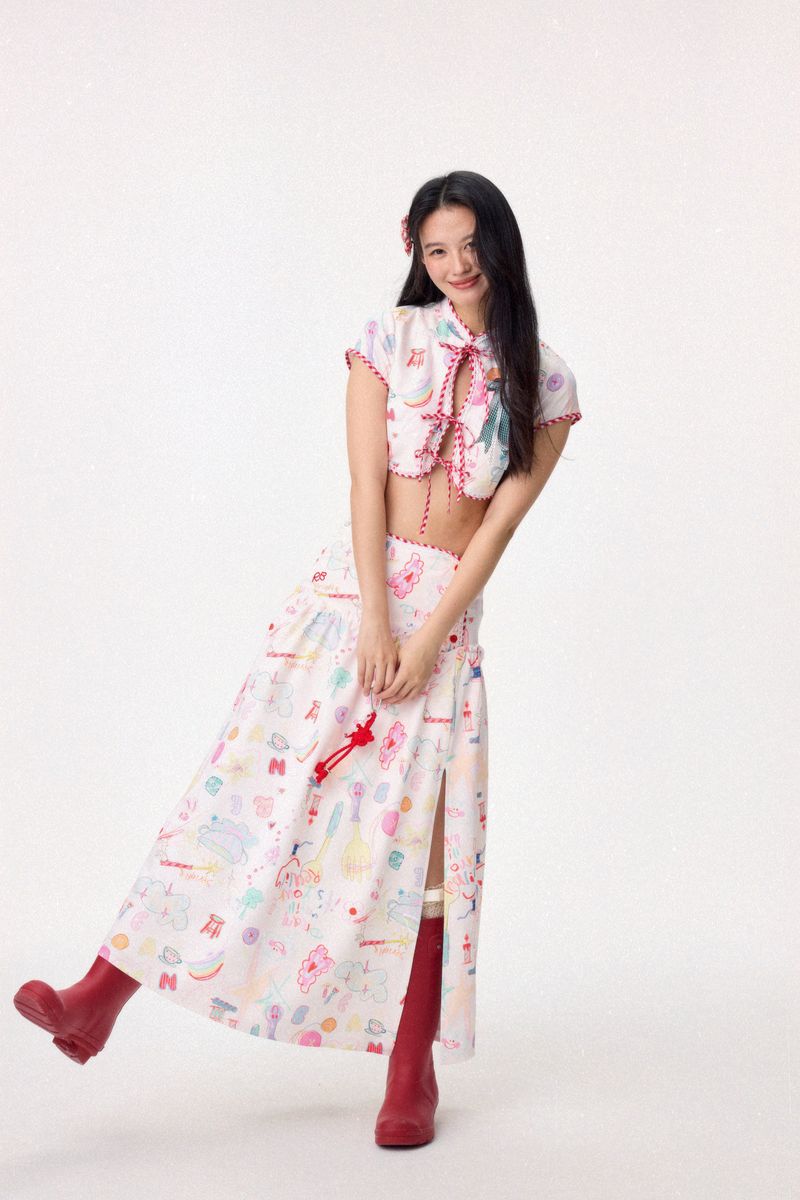 Dear Days Maxi Skirt (Cream)