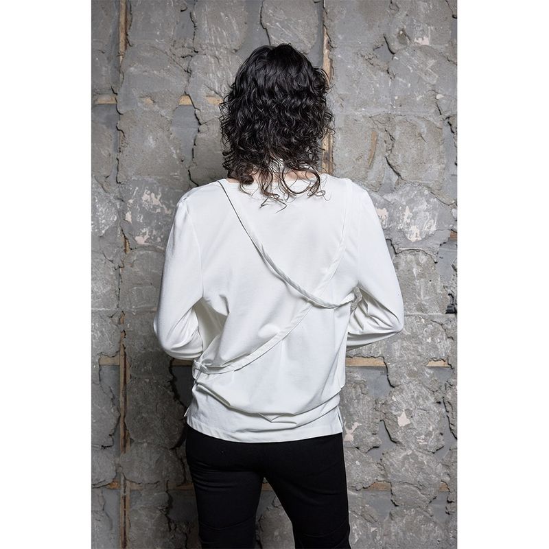 STRAP COWL TOP
