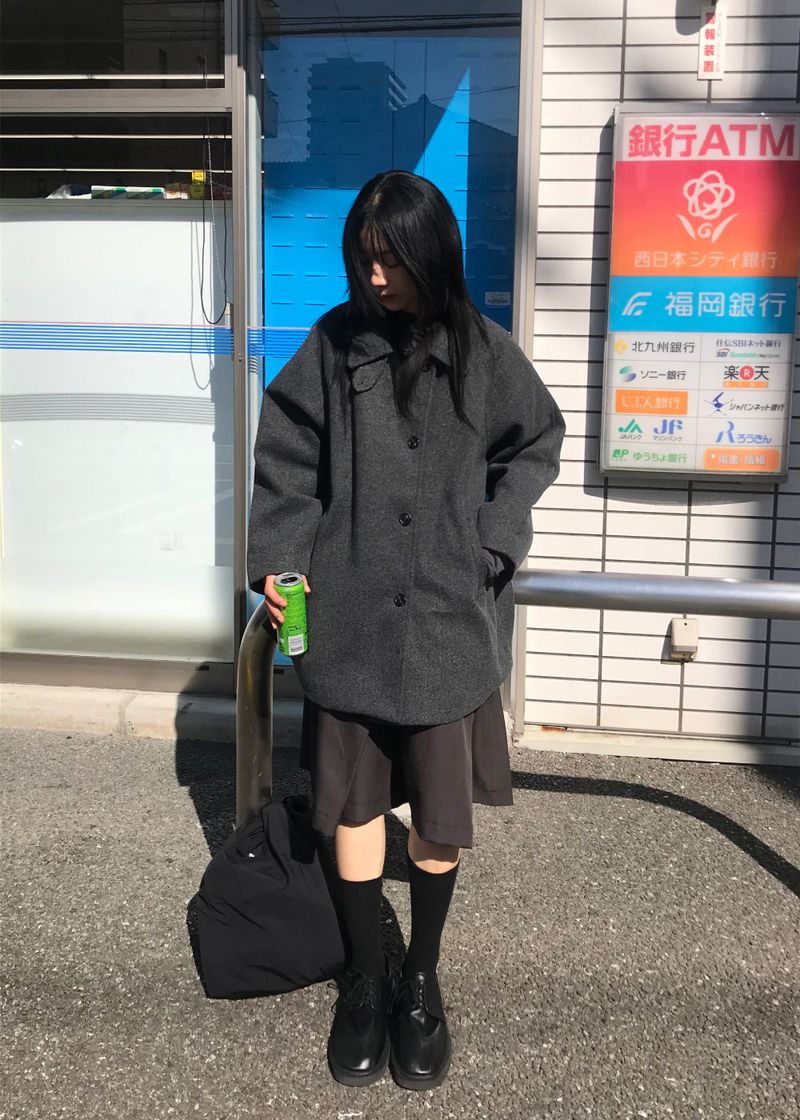  HIGHNECK HALF COAT