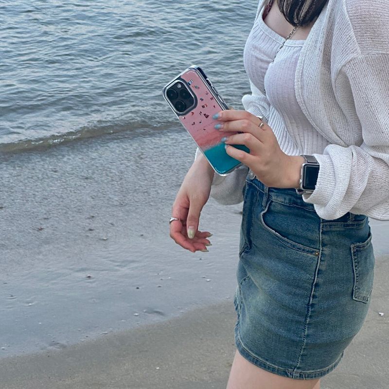 Peach Brown Sand Case (Jelly Hard)