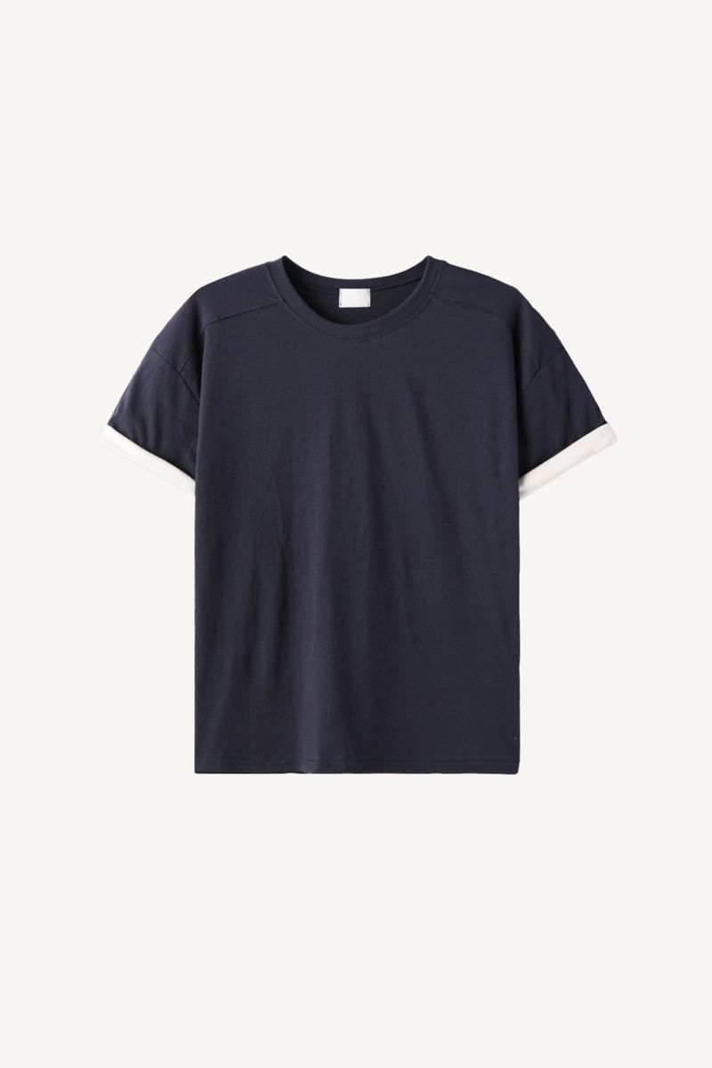 Lolly Color Matching Roll-up T-shirt