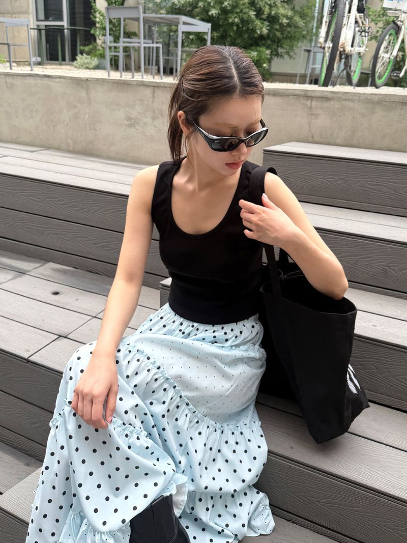 dot cake skirt