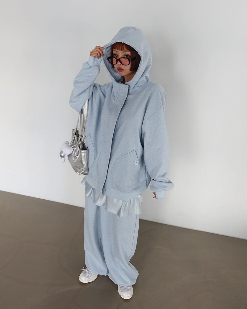 Flower Small Flower Jogger & Wide Pants